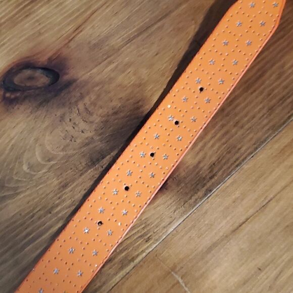 1.5 inch wide starred orange belt - Picture 4 of 4
